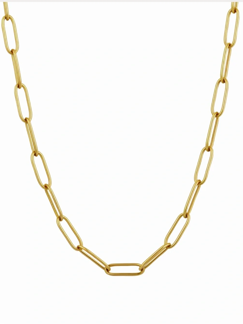 Hey Harper Gold Paperclip Link Necklace - Picture 1 of 3